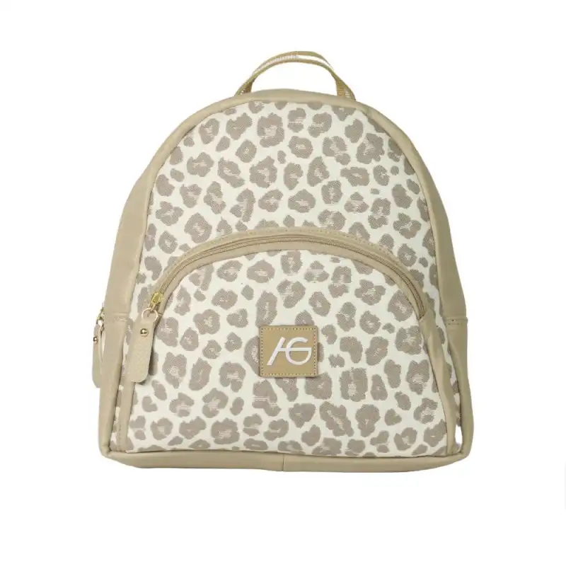 Μπεζ Λεοπάρ Σακίδιο Πλάτης Calliphana Μπεζ Λεοπάρ Σακίδιο Πλάτης Calliphana