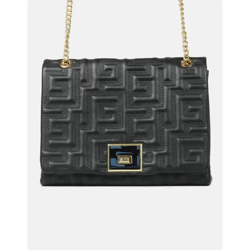 Μαύρη τσάντα χιαστί Capra (Μεσαία) Μαύρη τσάντα χιαστί Capra (Μεσαία)