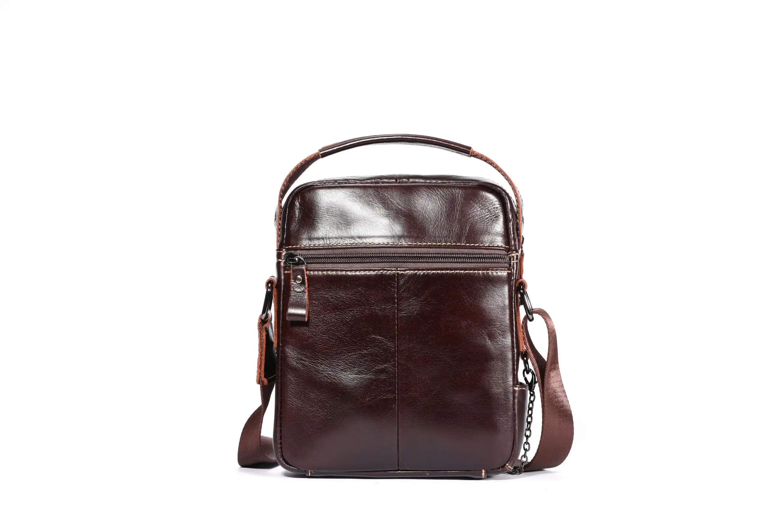 Δερμάτινο τσαντάκι ώμου Bull Captain DJB 039 Σκούρο καφέ