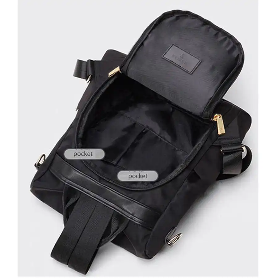 Σακίδιο Πλάτης Foxer 947008F μαύρο