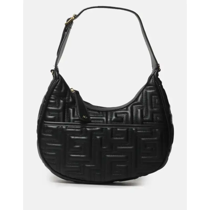 Μαύρη τσάντα ώμου Elana (Μικρή)