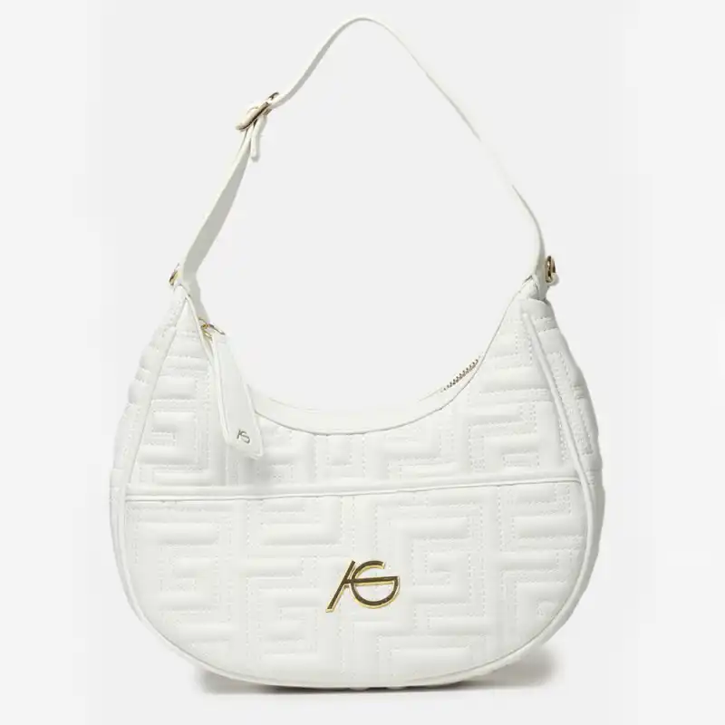 Άσπρη τσάντα ώμου Elana (Μεγάλη) Άσπρη τσάντα ώμου Elana (Μεγάλη)