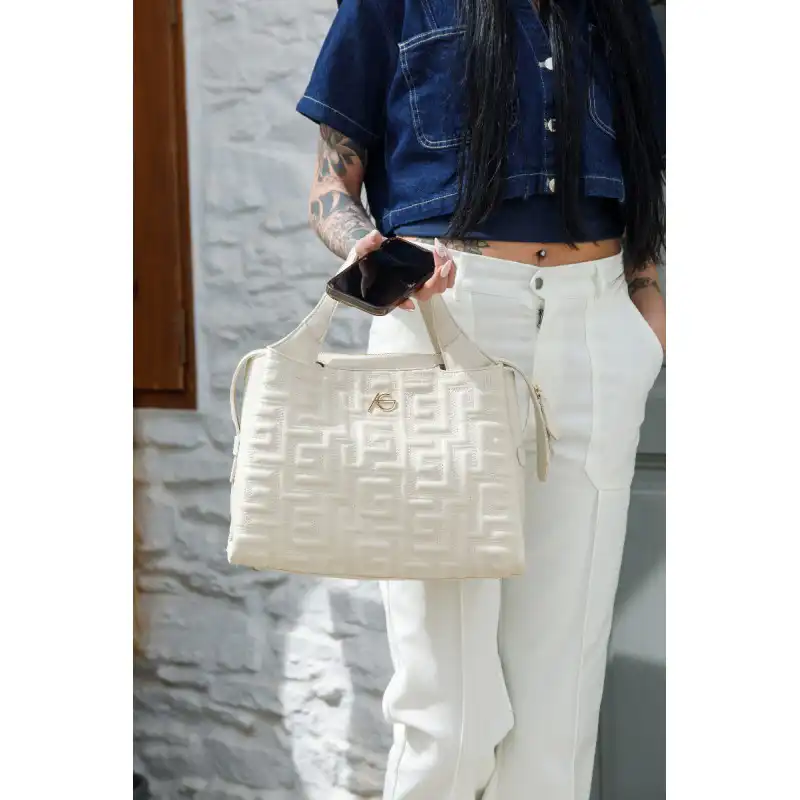 Άσπρος Μαίανδρος Τσάντα Iolanthe Άσπρος Μαίανδρος Τσάντα Iolanthe