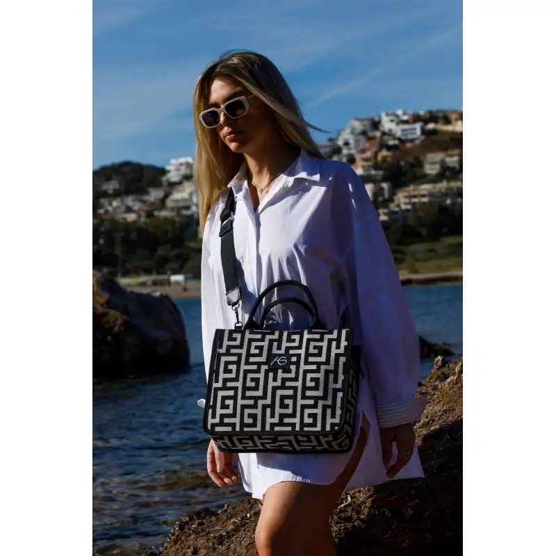 Άσπρη τσάντα χειρός Isabella Άσπρη τσάντα χειρός Isabella