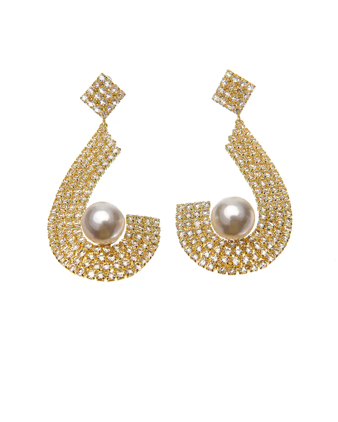 Κρεμαστά σκουλαρίκια με πέτρες lyod 3-5 – Χρυσό