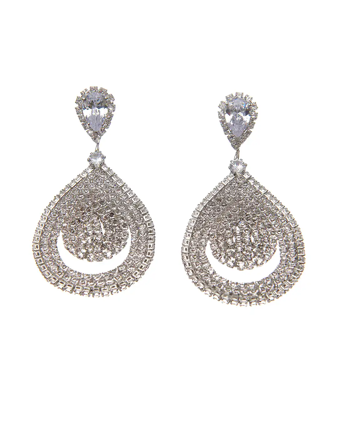 Κρεμαστά σκουλαρίκια με πέτρες lyod 6-11-3 – Χρυσό