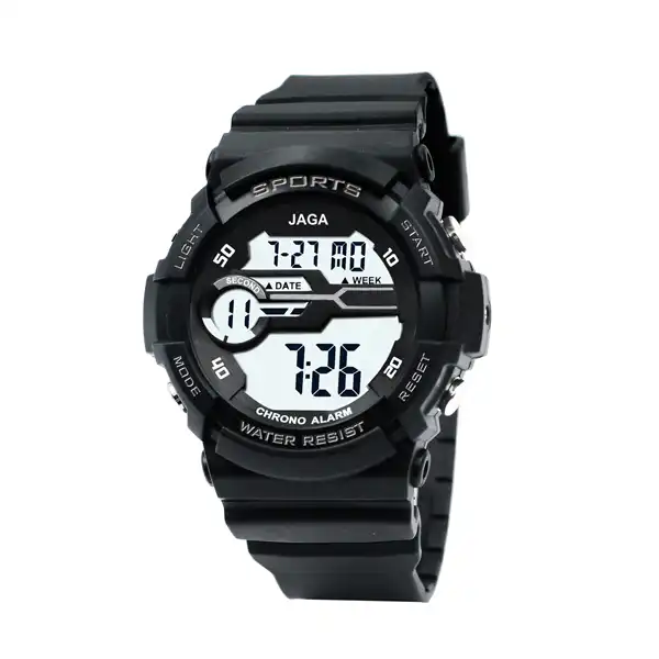 Ρολόι JAGA Μ117Χ-ΜΑΥΡΟ