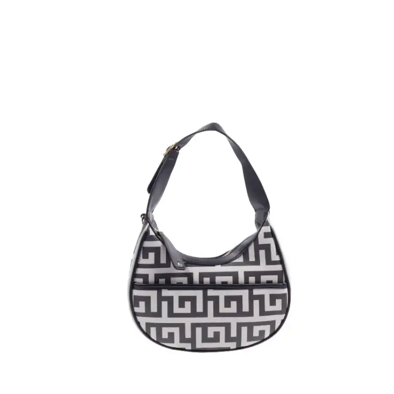 Ασπρόμαυρη τσάντα χειρός Matilde Ασπρόμαυρη τσάντα χειρός Matilde