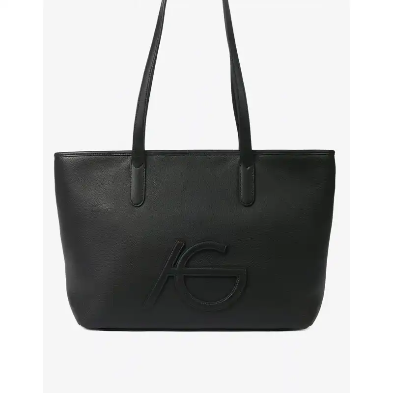 Χειροποίητη τσάντα ώμου μαύρη Porom Χειροποίητη τσάντα ώμου μαύρη Porom