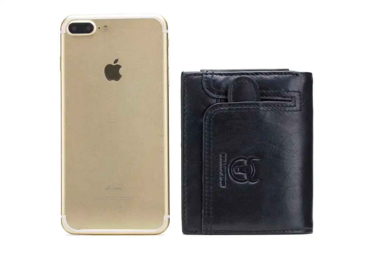 Δερμάτινο πορτοφόλι Bull Captain QB037 μαύρο