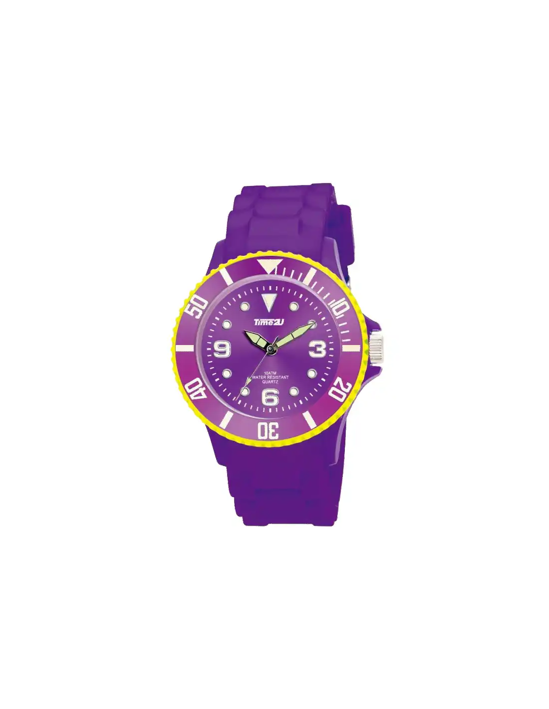 TIME2U Ρολόι χειρός Time2U Μώβ TU-005