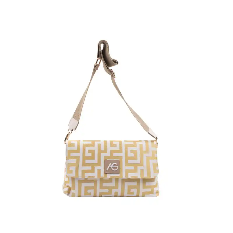 Χρυσή – άσπρη τσάντα χιαστί Ελευθερία (Μεσαία) Χρυσή – άσπρη τσάντα χιαστί Ελευθερία (Μεσαία)