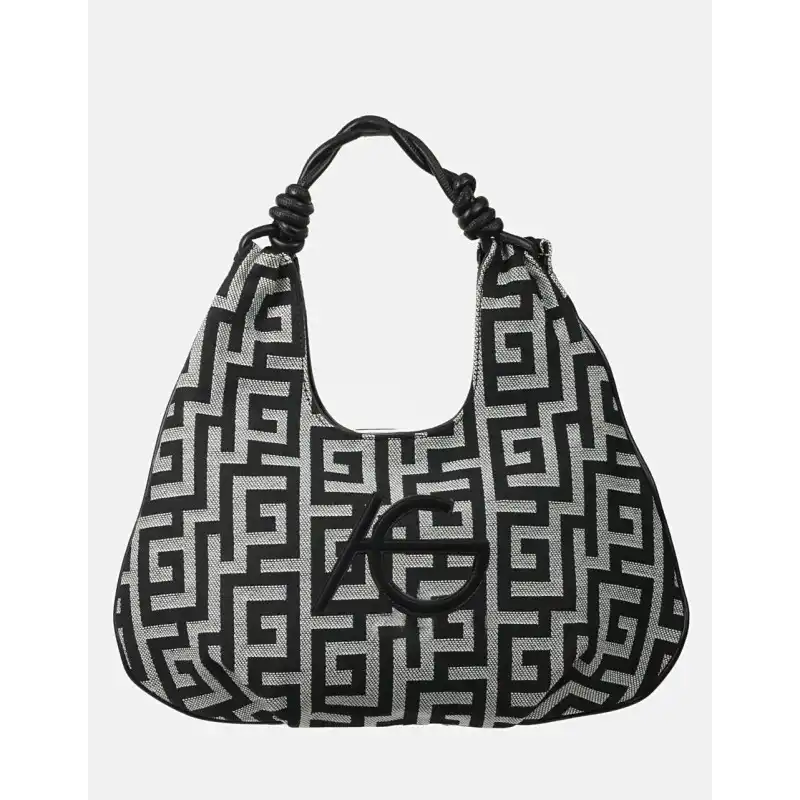 Xειροποίητη τσάντα χειρός ασπρόμαυρη Altney Xειροποίητη τσάντα χειρός ασπρόμαυρη Altney