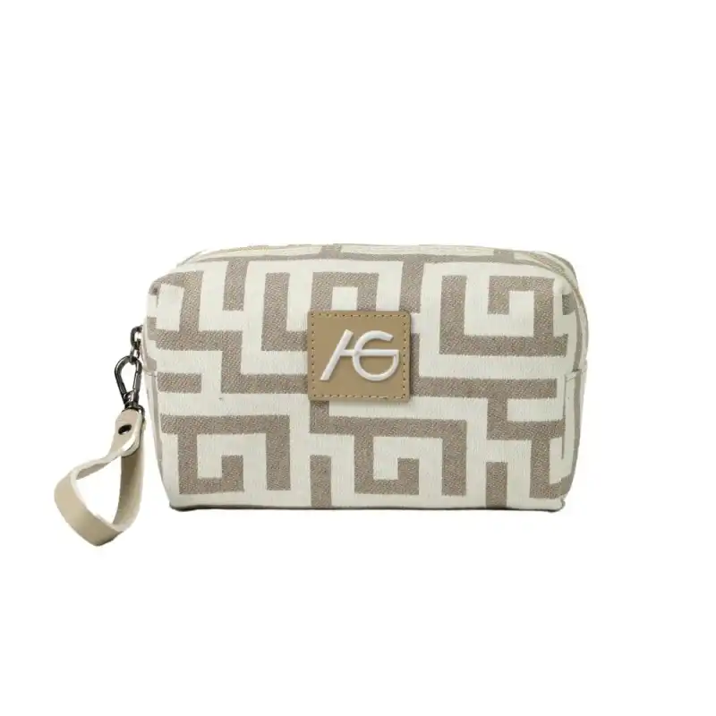 Μπεζ τσαντάκι χειρός Xene Μπεζ τσαντάκι χειρός Xene