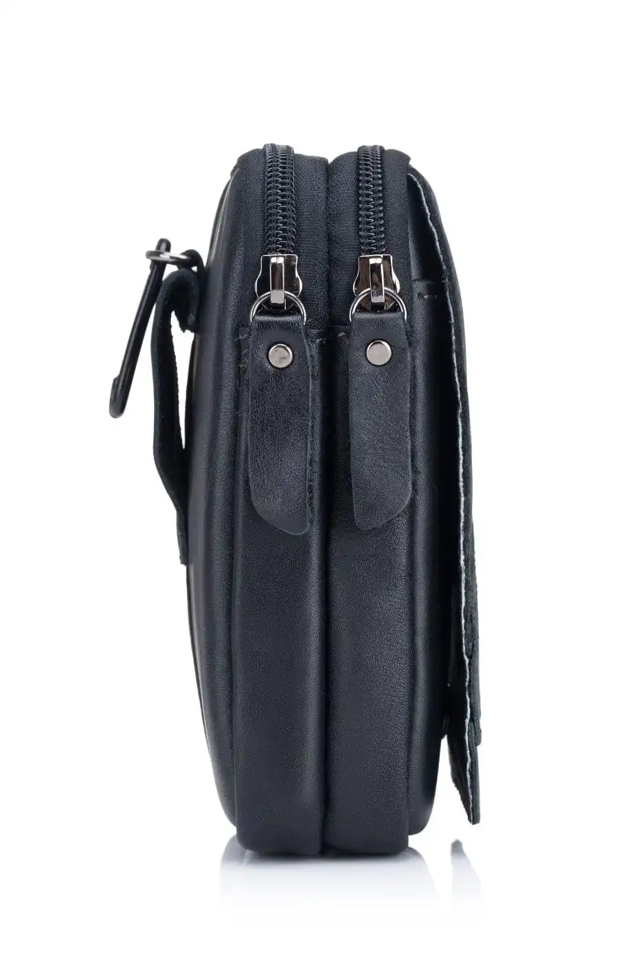 Δερμάτινο τσαντάκι μέσης Bull Captain YB012 Μαύρο