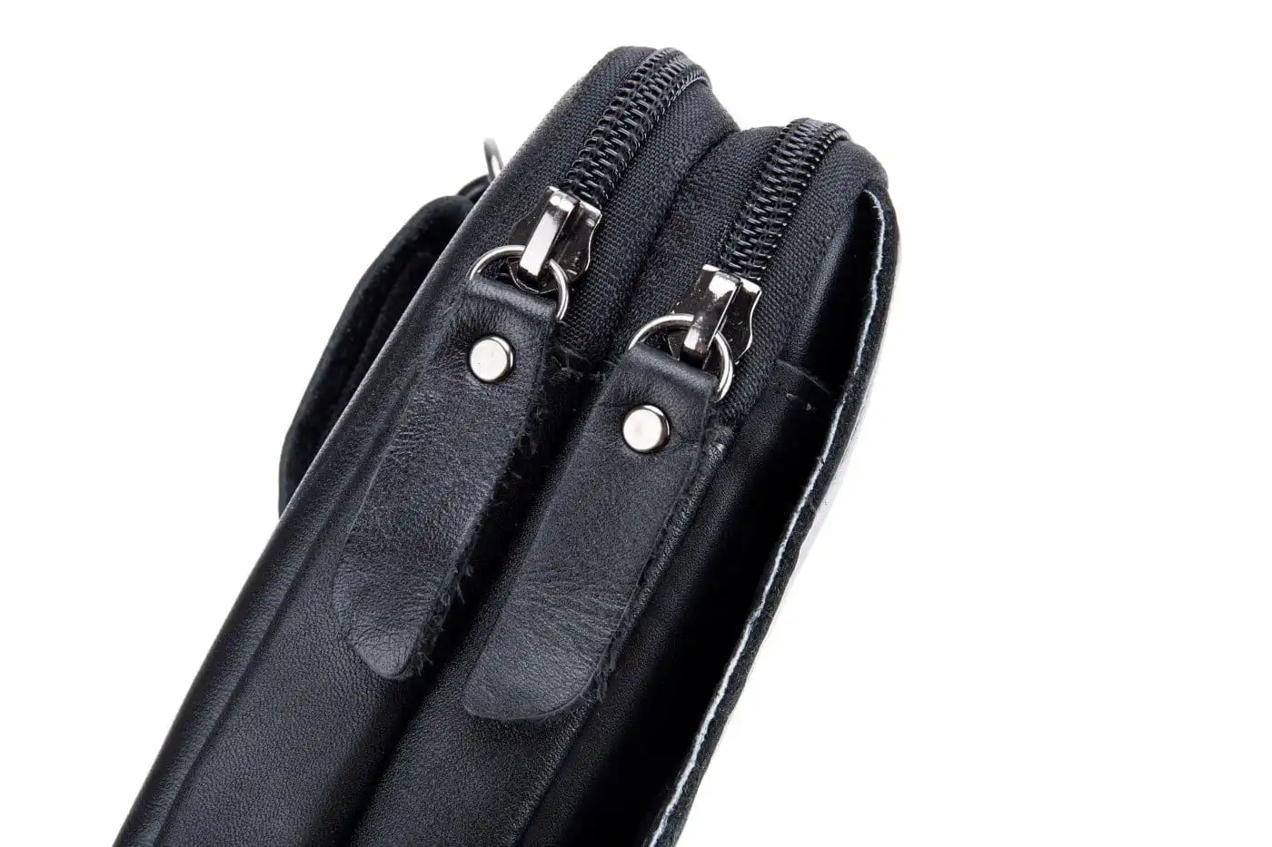 Δερμάτινο τσαντάκι μέσης Bull Captain YB012 Μαύρο