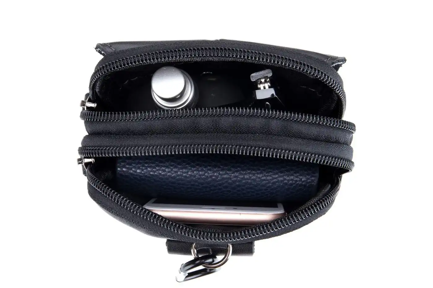 Δερμάτινο τσαντάκι μέσης Bull Captain YB012 Μαύρο