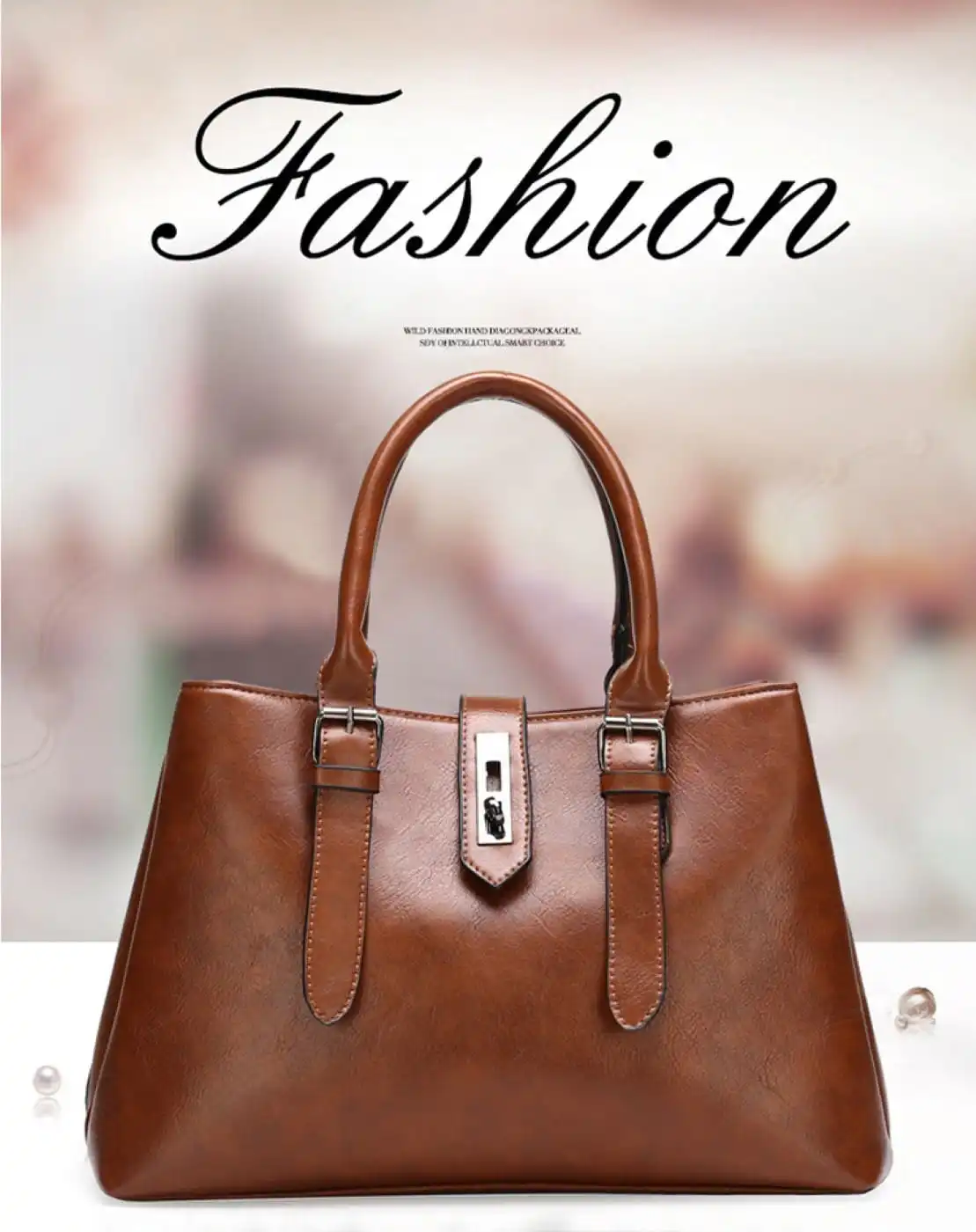 Γυναικείο σετ τσάντας χιαστί/ώμου/Χειρός Cardinal zm588 brown