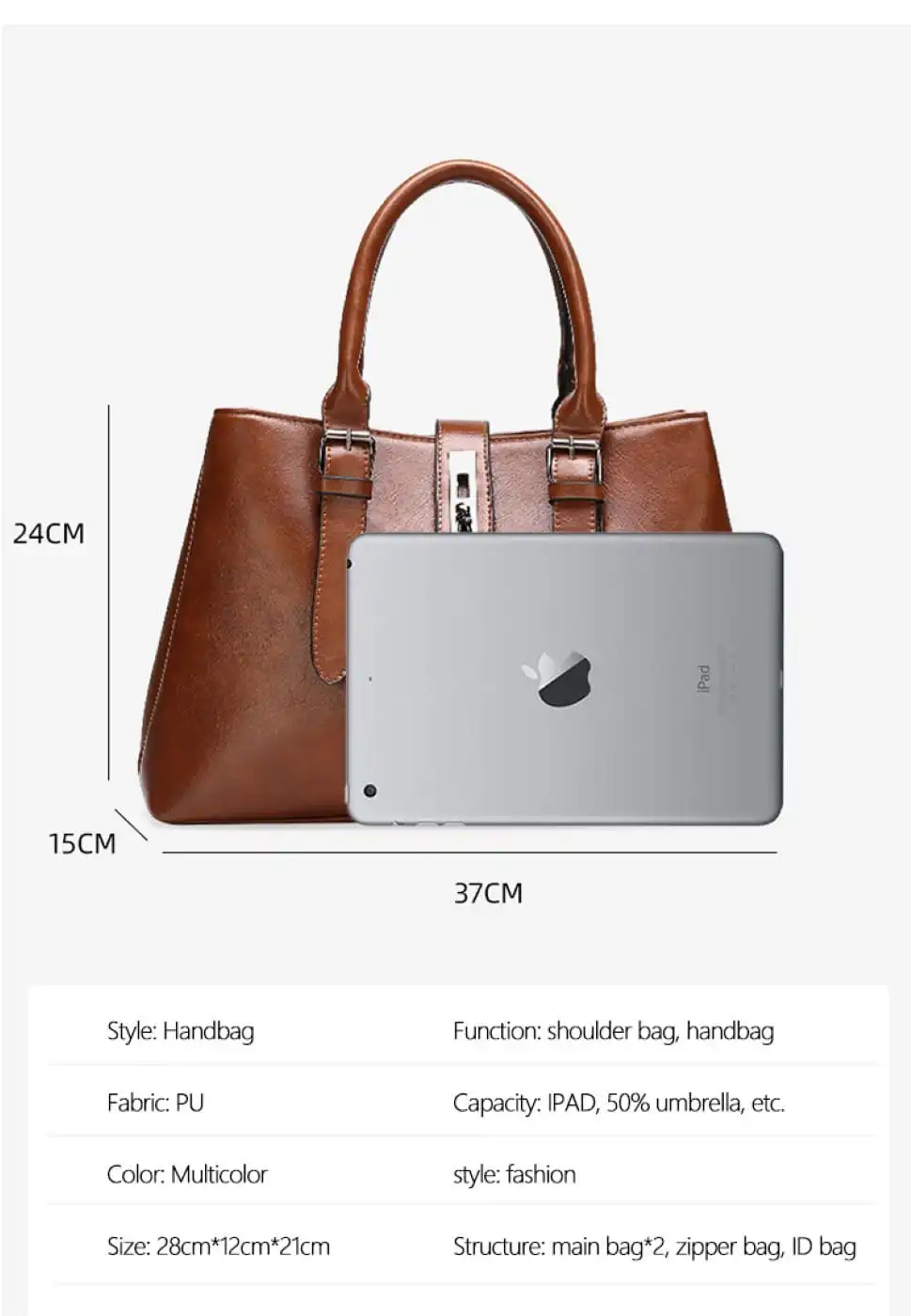 Γυναικείο σετ τσάντας χιαστί/ώμου/Χειρός Cardinal zm588 brown