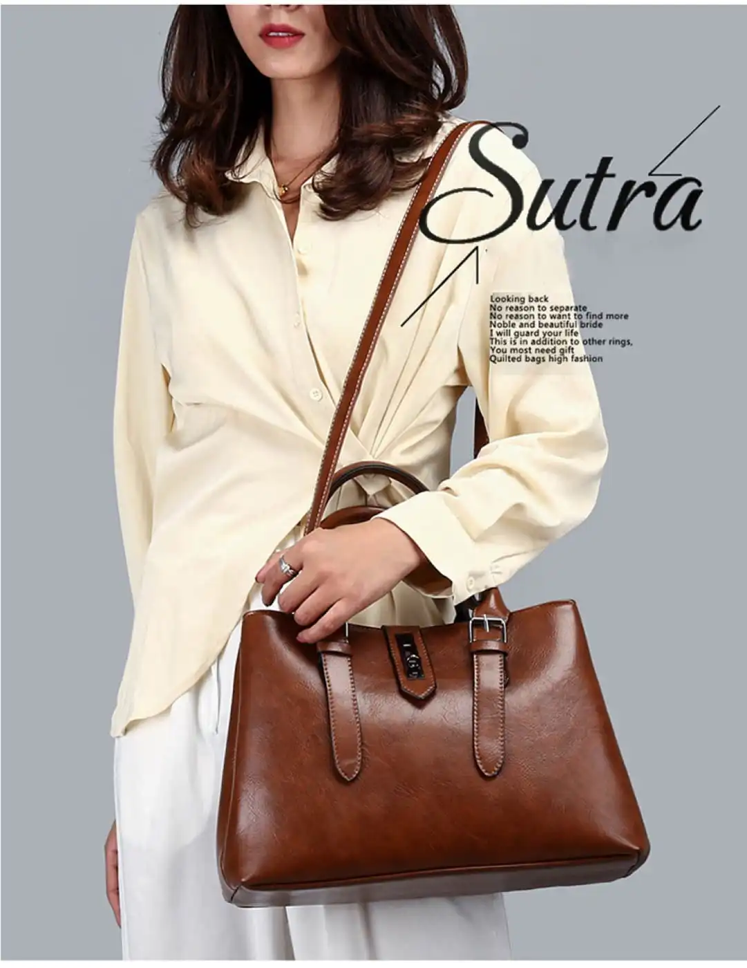 Γυναικείο σετ τσάντας χιαστί/ώμου/Χειρός Cardinal zm588 brown