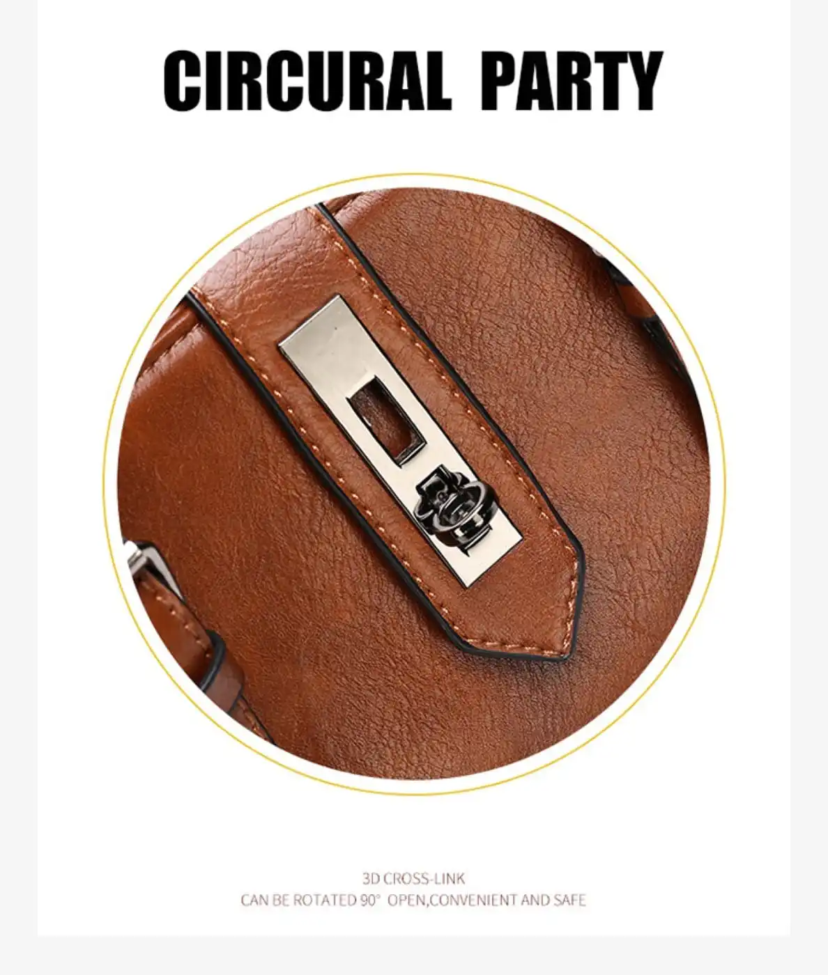 Γυναικείο σετ τσάντας χιαστί/ώμου/Χειρός Cardinal zm588 brown