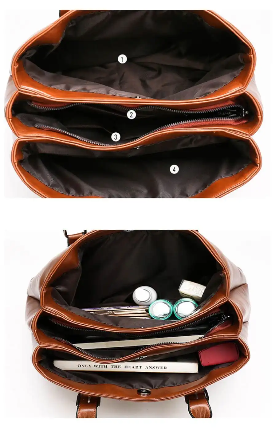 Γυναικείο σετ τσάντας χιαστί/ώμου/Χειρός Cardinal zm588 brown