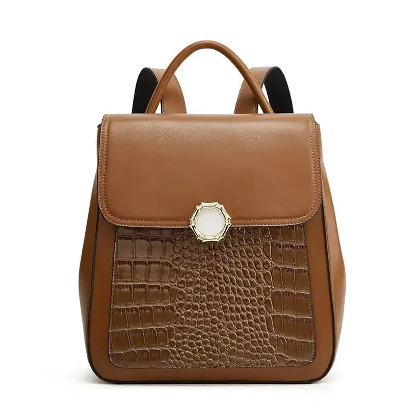 Γυναικείο σετ Σακίδιο πλάτης/τσάντα χειρός/mini πορτοφόλι Cardinal ZM 955 Coffee