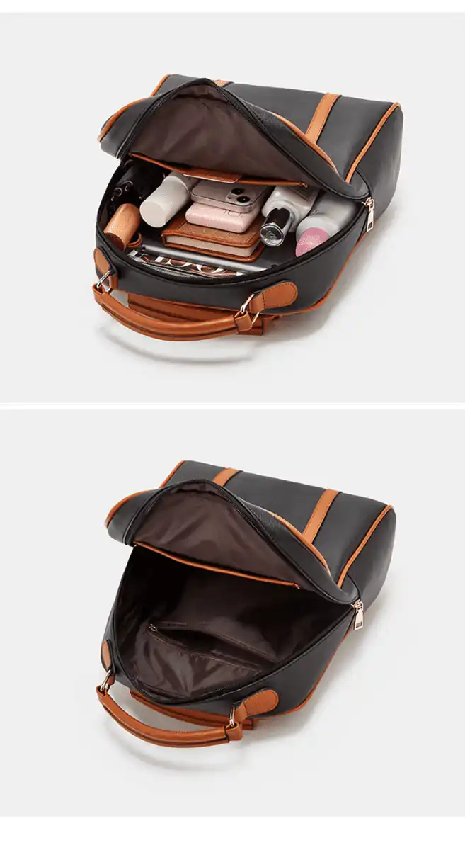 Γυναικείο σετ Σακίδιο πλάτης/νεσεσέρ /Τσάντα χιαστί Cardinal ZM 954 Black