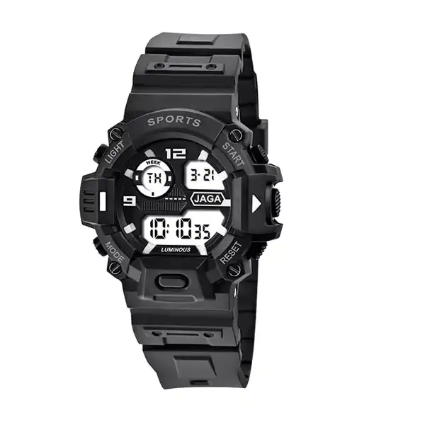 Ρολόι JAGA M133X Μαύρο Ρολόι JAGA M133X Μαύρο
