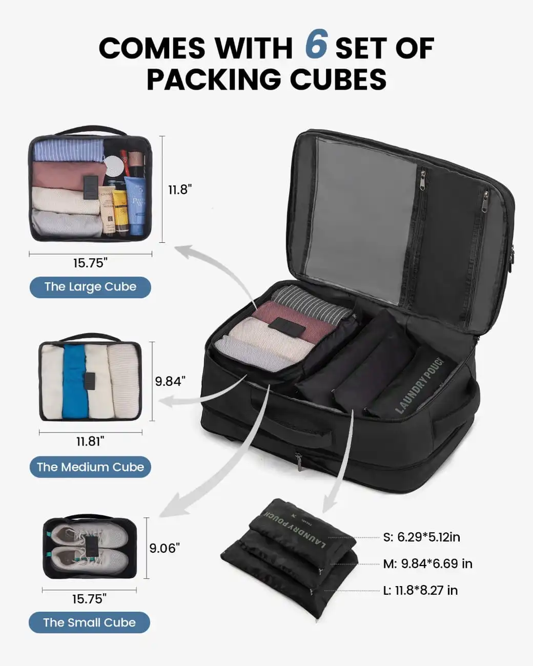 Σακίδιο Πλάτης Καμπίνας 40L με USB 17,3" MB1975 black