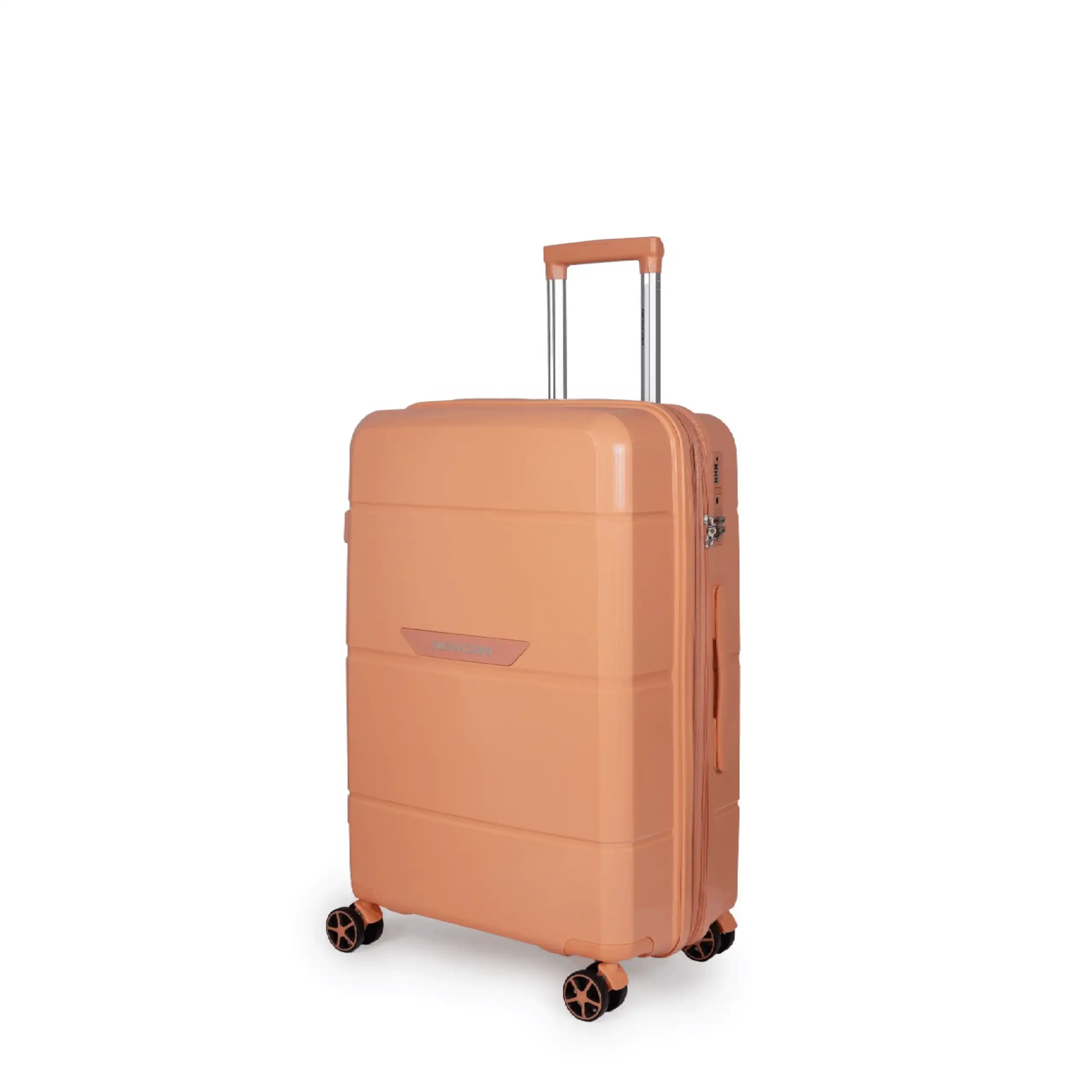 Βαλίτσα καμπίνας με επέκταση Newcom (PP) N1595/50 Σομόν