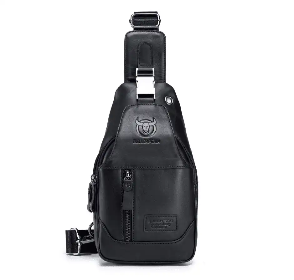 Δερμάτινο τσαντάκι body Bull Captain XB 095 μαύρο