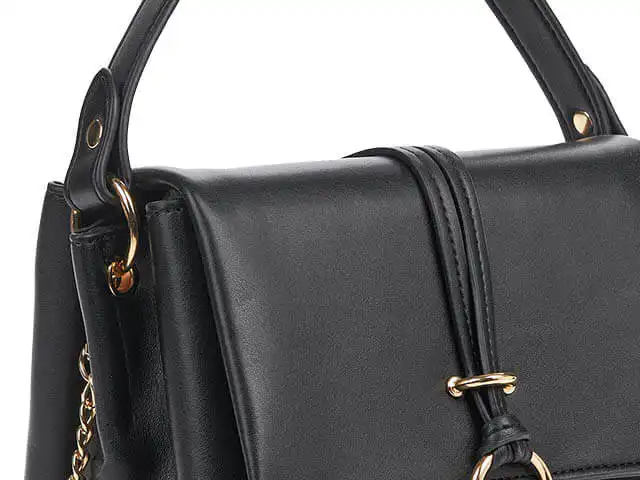 Verde Γυναικεία Τσάντα Ωμου -Χιαστί 01-1504 Μαύρο