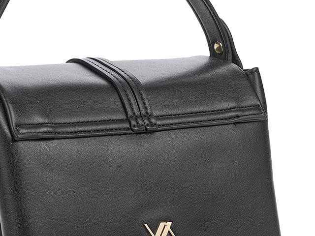 Verde Γυναικεία Τσάντα Ωμου -Χιαστί 01-1504 Μαύρο