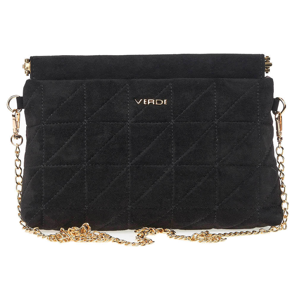 Verde Γυναικείο Τσαντάκι Βραδινό 01-1505 Μαύρο