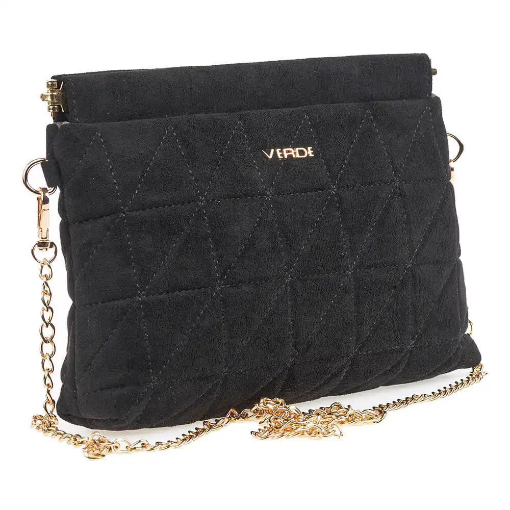 Verde Γυναικείο Τσαντάκι Βραδινό 01-1505 Μαύρο