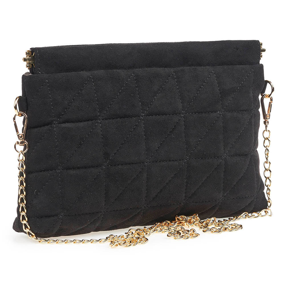 Verde Γυναικείο Τσαντάκι Βραδινό 01-1505 Μαύρο