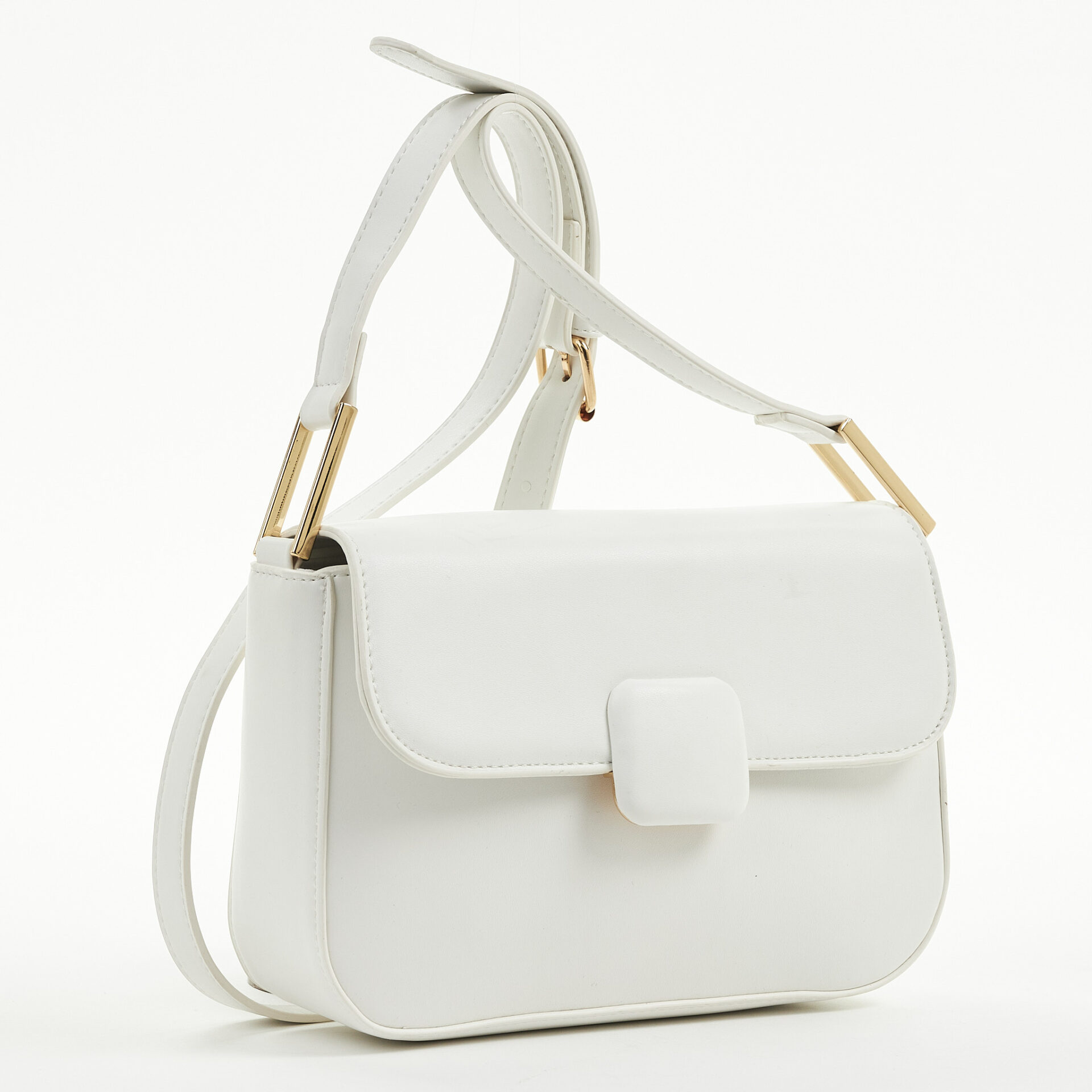 Verde Γυναικείο Τσαντάκι Αμπιγέ 01-1548 Άσπρο