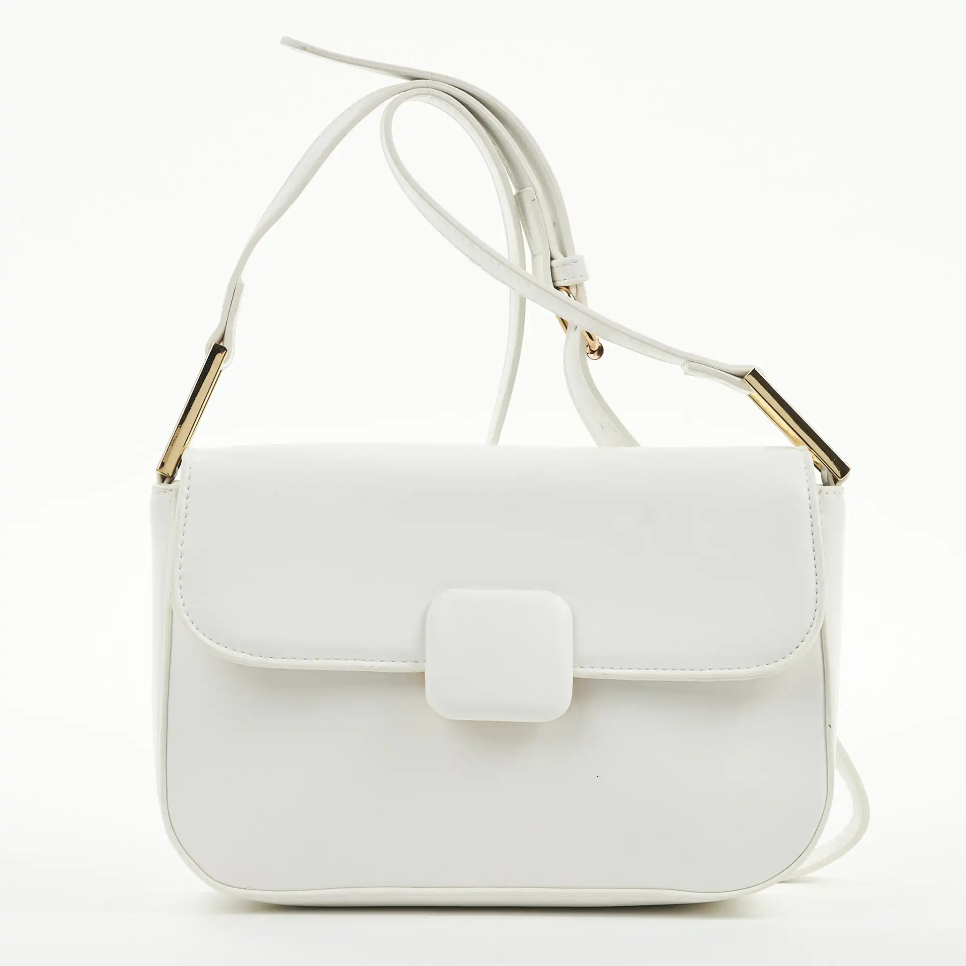 Verde Γυναικείο Τσαντάκι Αμπιγέ 01-1548 Άσπρο