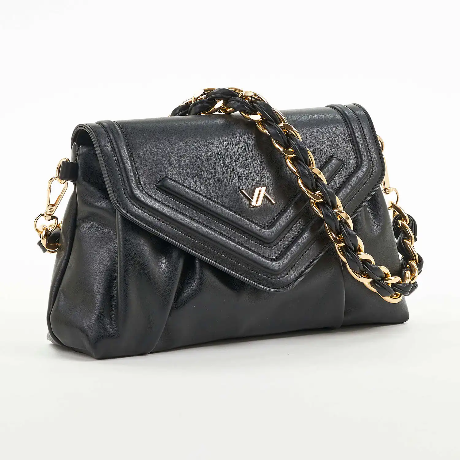 Verde Γυναικείο Τσαντάκι Αμπιγέ 01-1549 Μαύρο