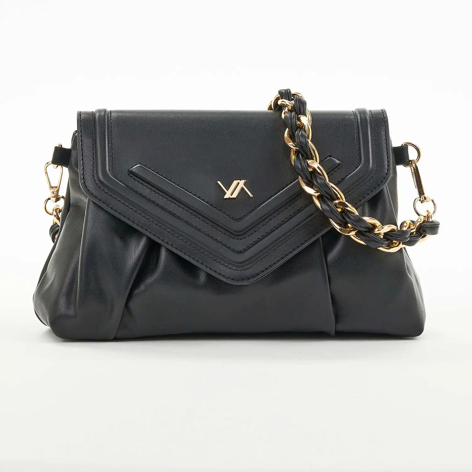 Verde Γυναικείο Τσαντάκι Αμπιγέ 01-1549 Μαύρο