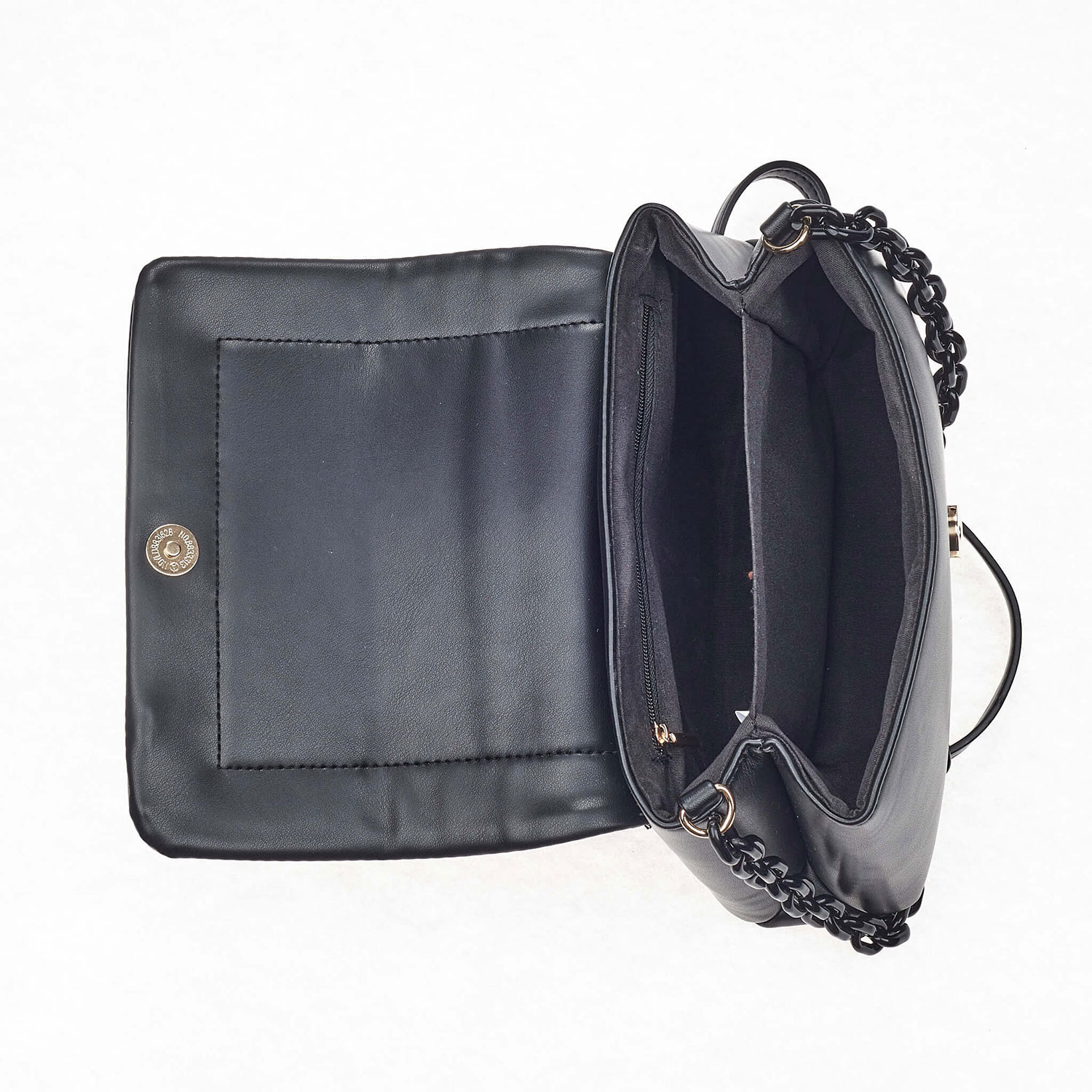 Verde Γυναικείο Τσαντακι Αμπιγέ 01-1553 Μαύρο