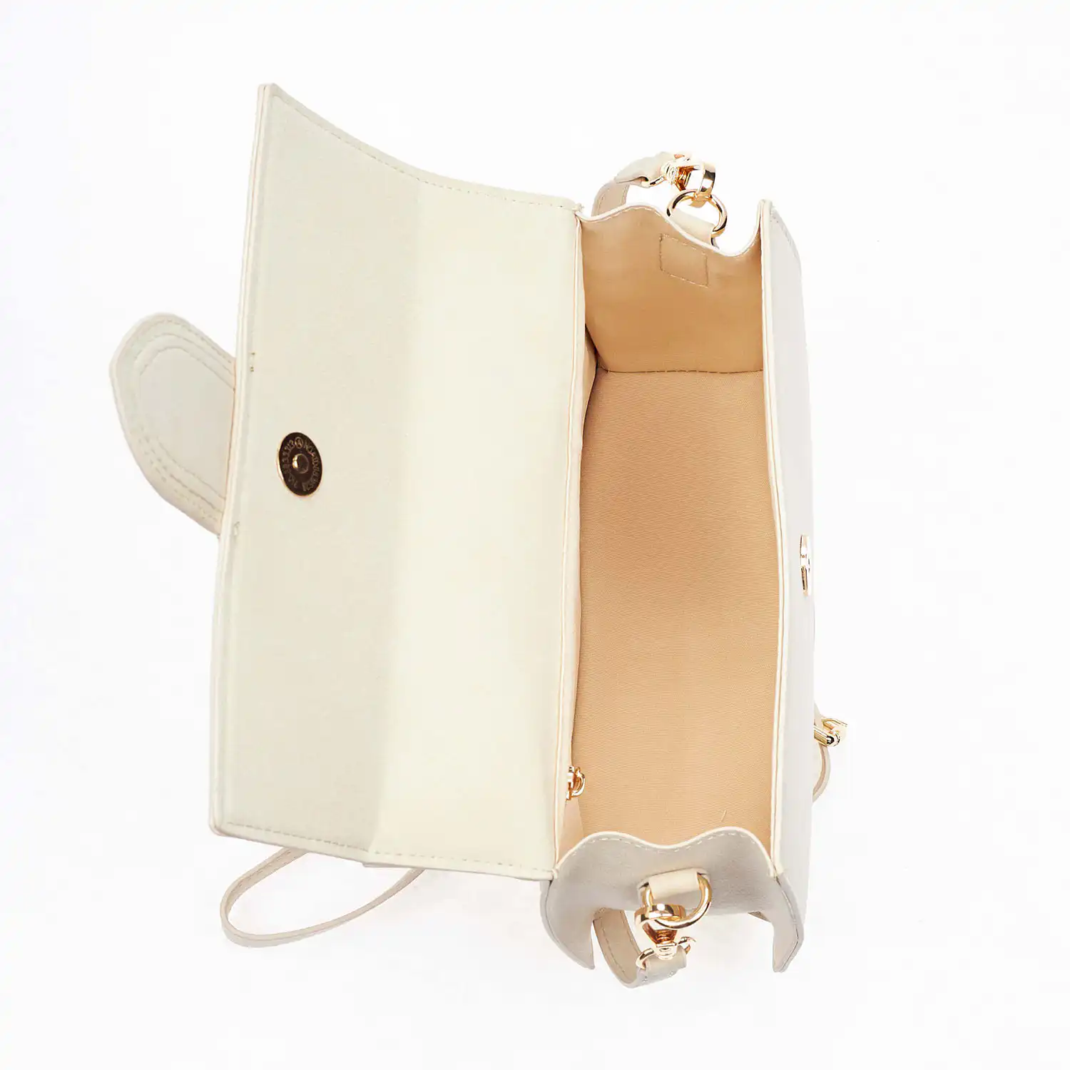 Verde Γυναικείο Τσαντάκι Αμπιγέ 01-1554 Εκρού