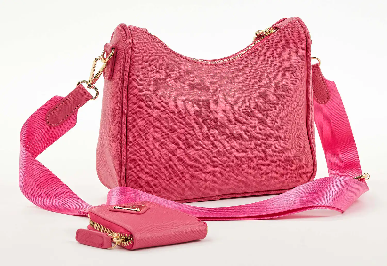 Verde Γυναικείο Τσαντάκι Αμπιγέ 01-1555 Φούξια