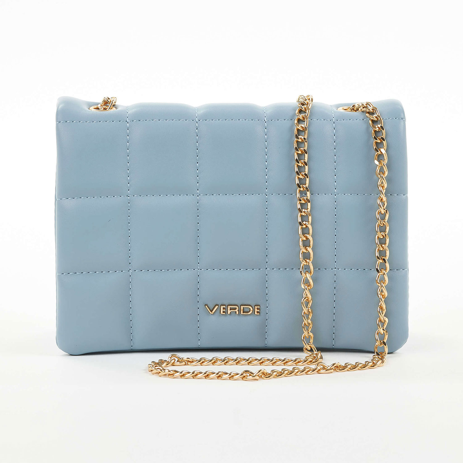 Verde Γυναικείο Τσαντάκι Αμπιγέ 01-1560 Μπλέ Ανοιχτό