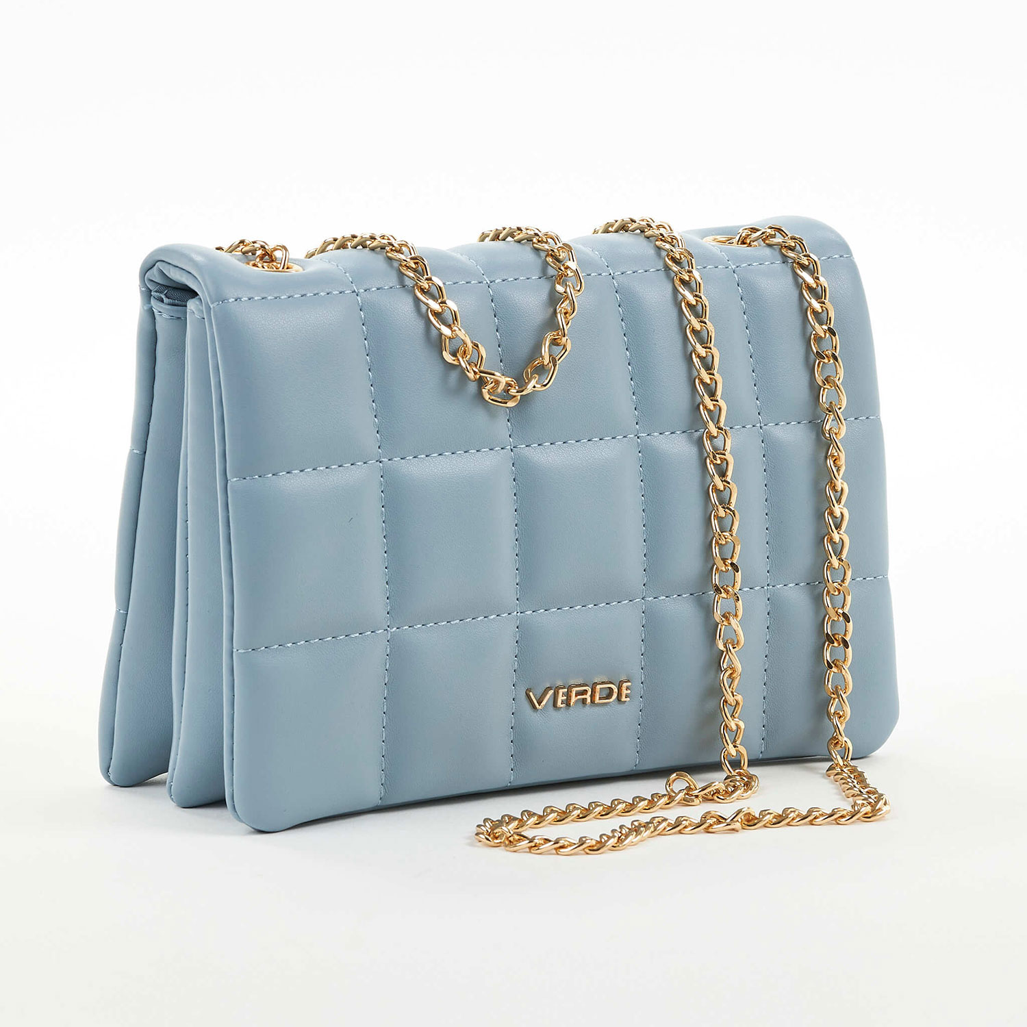 Verde Γυναικείο Τσαντάκι Αμπιγέ 01-1560 Μπλέ Ανοιχτό