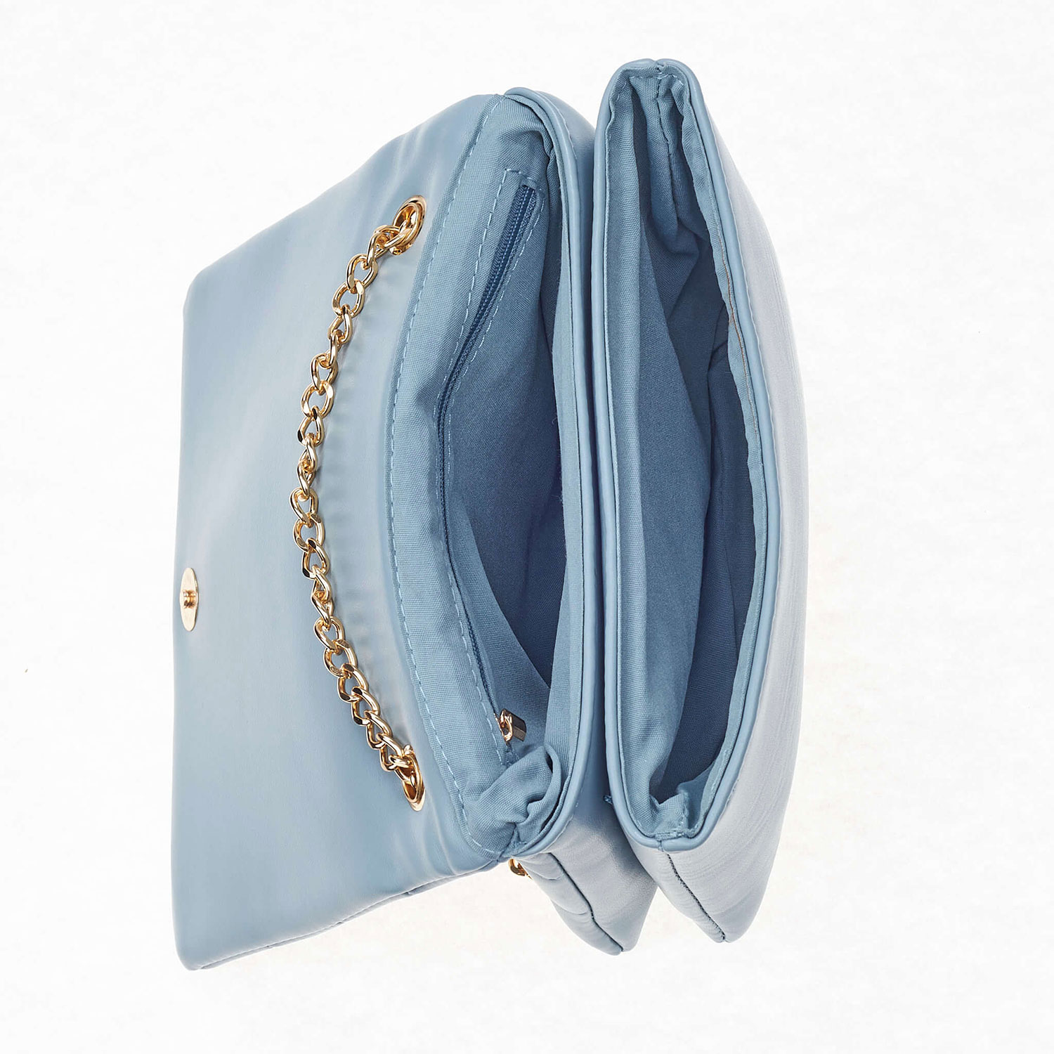 Verde Γυναικείο Τσαντάκι Αμπιγέ 01-1560 Μπλέ Ανοιχτό