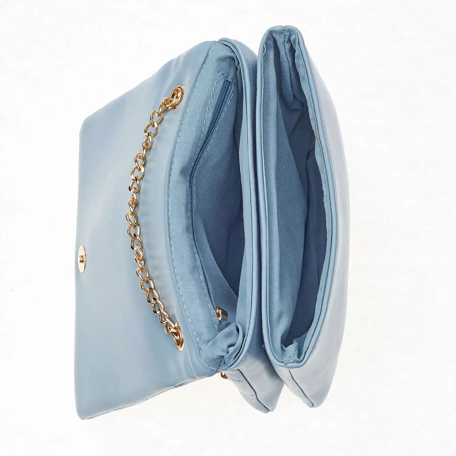 Verde Γυναικείο Τσαντάκι Αμπιγέ 01-1560 Μπλέ Ανοιχτό