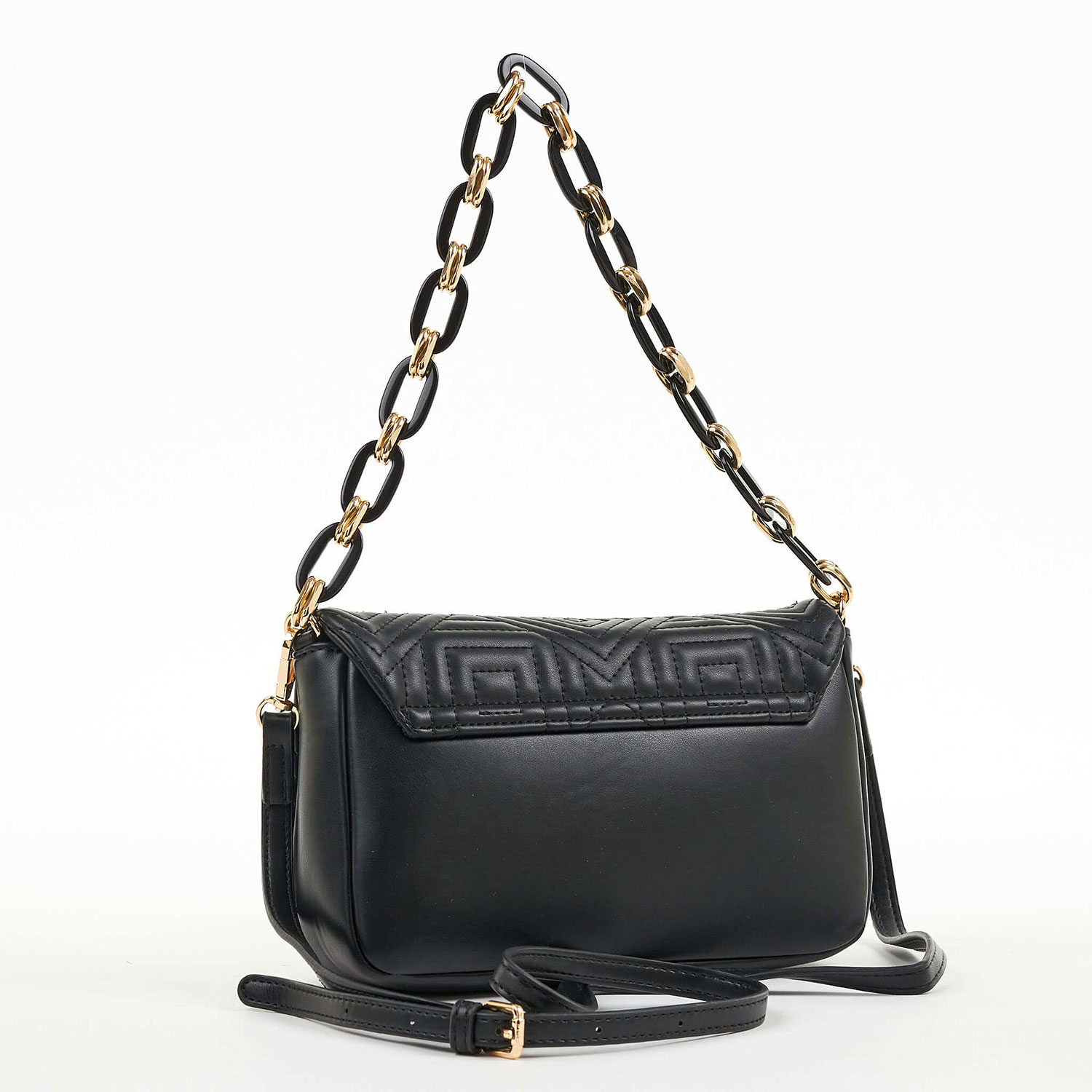 Verde Γυναικείο Τσαντάκι Αμπιγέ 01-1565 Μαύρο