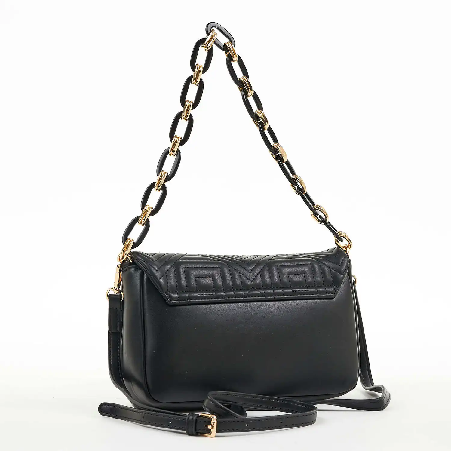 Verde Γυναικείο Τσαντάκι Αμπιγέ 01-1565 Μαύρο